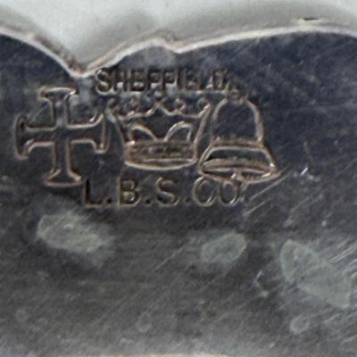 Sheffield Silverplate L.B.S. Co. Grape Vine Pattern Pierced Design Compote