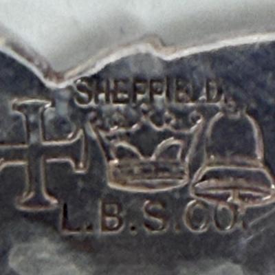 Sheffield Silverplate L.B.S. Co. Grape Vine Pattern Pierced Design Compote