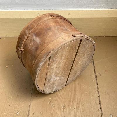 LOT 299: Antique / Vintage Wooden Firkins and Bucket