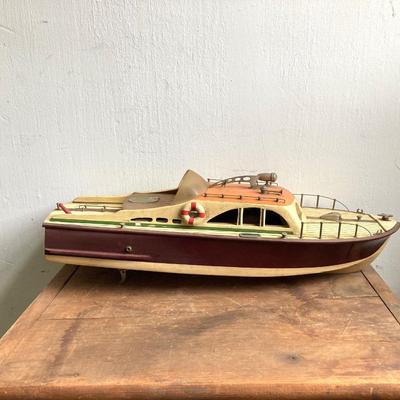 LOT 302: Vintage ITO Made in Japan Toy Boat