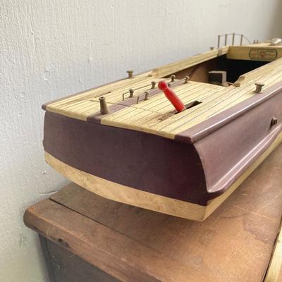 LOT 302: Vintage ITO Made in Japan Toy Boat