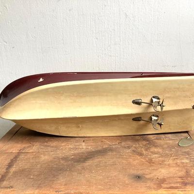 LOT 302: Vintage ITO Made in Japan Toy Boat