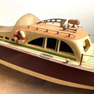 LOT 302: Vintage ITO Made in Japan Toy Boat