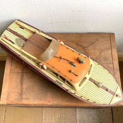 LOT 302: Vintage ITO Made in Japan Toy Boat