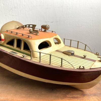 LOT 302: Vintage ITO Made in Japan Toy Boat