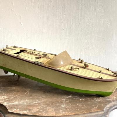 LOT 303: ITO (Made in Japan) Vintage Toy Boat