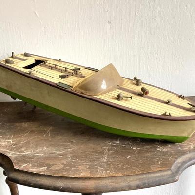 LOT 303: ITO (Made in Japan) Vintage Toy Boat