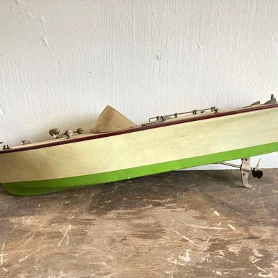 LOT 303: ITO (Made in Japan) Vintage Toy Boat