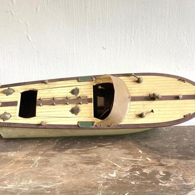 LOT 303: ITO (Made in Japan) Vintage Toy Boat