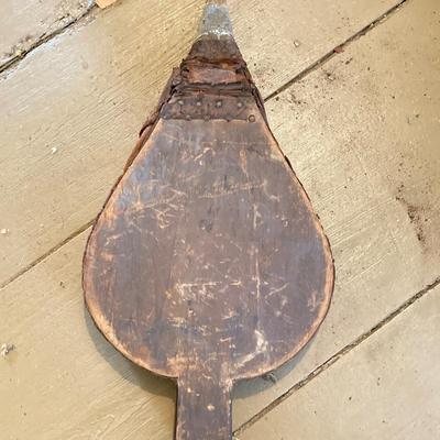 LOT 306: Antique / Vintage Fireplace Screen with Tools