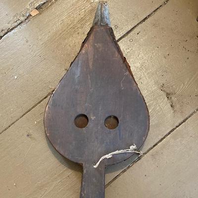 LOT 306: Antique / Vintage Fireplace Screen with Tools