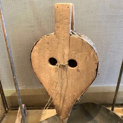 LOT 307: Vintage Fireplace Screen, Andirons, Tools and Log Holder