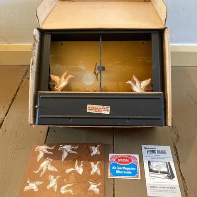 LOT 317: Vintage Marksman Air Gun Target / Firing Range in Original Box