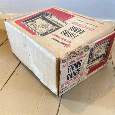 LOT 317: Vintage Marksman Air Gun Target / Firing Range in Original Box