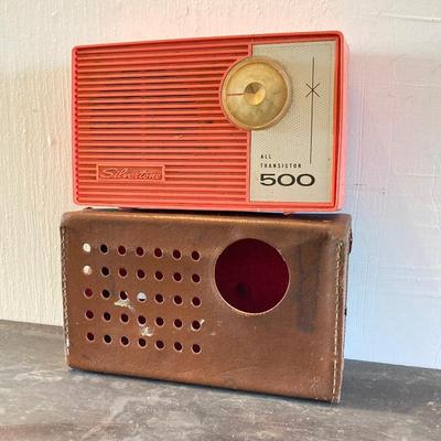 LOT 320: Vintage Radios - Futura Radio Phono Player and Silvertone All Transistor 500
