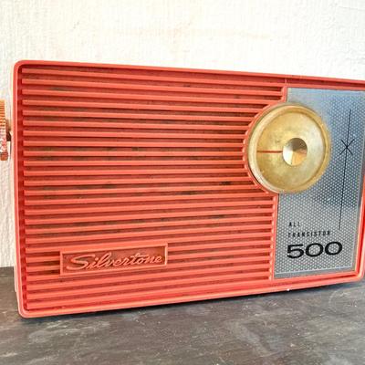 LOT 320: Vintage Radios - Futura Radio Phono Player and Silvertone All Transistor 500