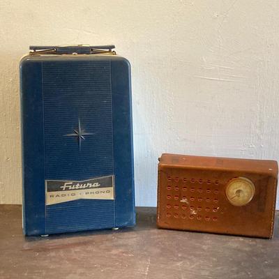 LOT 320: Vintage Radios - Futura Radio Phono Player and Silvertone All Transistor 500