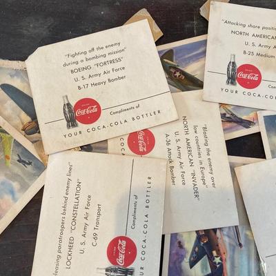 LOT 321: Vintage The American Model Builder Sets, Miniature Collector's Bi-Planes and Coca-Cola Complimentary Air Plane Pictures