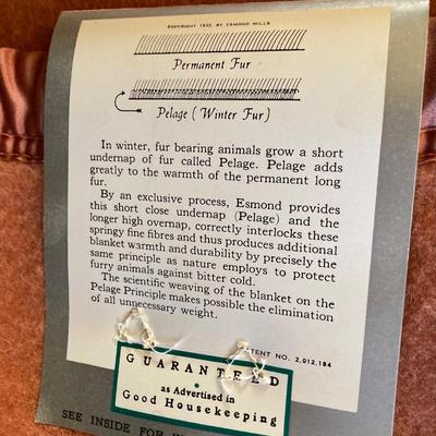 LOT 322: Esmond Slumberest Blanket in Original Box, Beacon Winsor Blanket in Original Box, Large Wicker Basket and Three Vintage Umbrellas