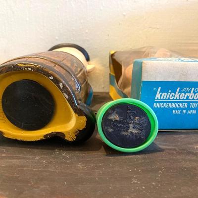 LOT 323: Vintage Toy Collection - Tootsie Toy Military Jeep, Miniature Tools, Stock Market Investor Bank, Western Union Dolly Gram, Soma...