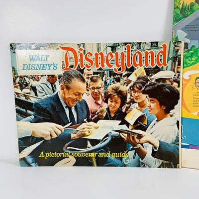 LOT 331: Vintage Composite Disney Pinocchio Doll (see description) and Disneyland Booklet and Map