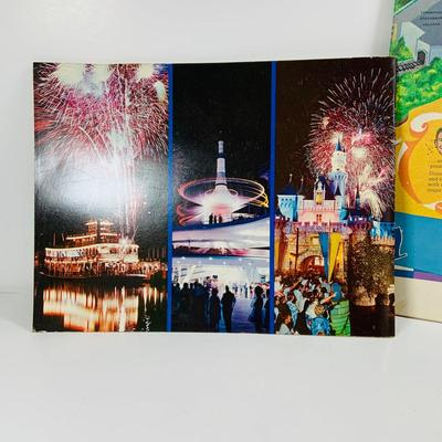 LOT 331: Vintage Composite Disney Pinocchio Doll (see description) and Disneyland Booklet and Map