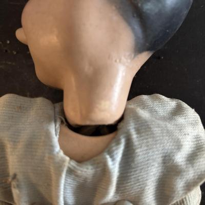 LOT 331: Vintage Composite Disney Pinocchio Doll (see description) and Disneyland Booklet and Map