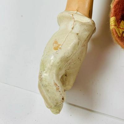 LOT 331: Vintage Composite Disney Pinocchio Doll (see description) and Disneyland Booklet and Map