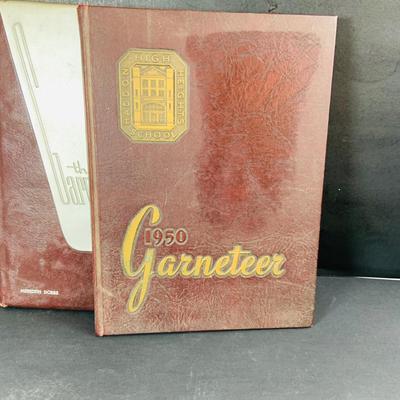 LOT 334: Vintage Haddon Heights High School Year Books - Garneteer from the 1942 -1951