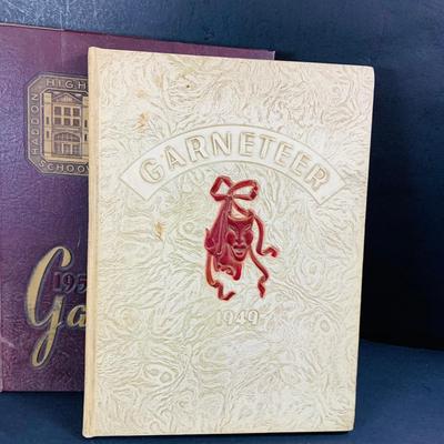 LOT 334: Vintage Haddon Heights High School Year Books - Garneteer from the 1942 -1951