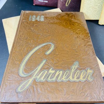 LOT 334: Vintage Haddon Heights High School Year Books - Garneteer from the 1942 -1951