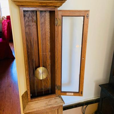 LOT : Vintage King Arthur Clock Company Grandfather Clock