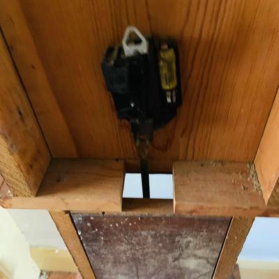 LOT 338: Handcrafted Wood Cased Battery Operated Pendulum Clock