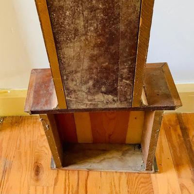 LOT 338: Handcrafted Wood Cased Battery Operated Pendulum Clock