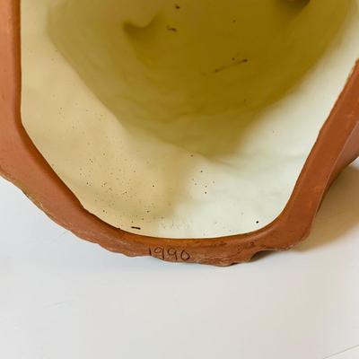 LOT 341: Ceramic Mold Native American Busts - "Proud Wolf" and "Grizzly Spirit"