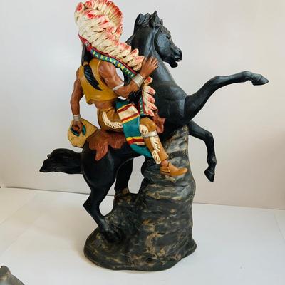 LOT 342: Collection of Native American Ceramic Mold Statues