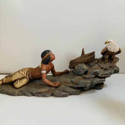 LOT 343: Assortment of Native American Ceramic Mold Statues