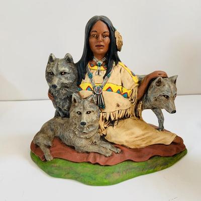 LOT 343: Assortment of Native American Ceramic Mold Statues