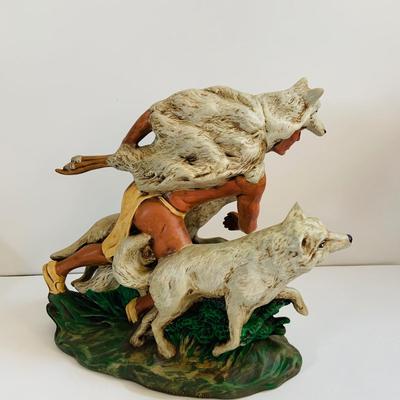 LOT 343: Assortment of Native American Ceramic Mold Statues