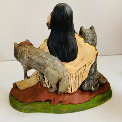 LOT 343: Assortment of Native American Ceramic Mold Statues