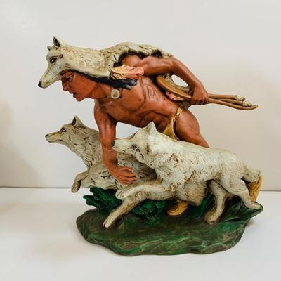 LOT 343: Assortment of Native American Ceramic Mold Statues