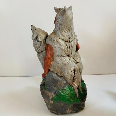 LOT 343: Assortment of Native American Ceramic Mold Statues