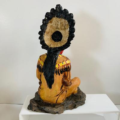 LOT 344: Western Collection Including Old West Visions Native Ameican Figurines and Napco Ceramic Horses