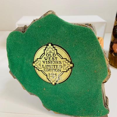 LOT 344: Western Collection Including Old West Visions Native Ameican Figurines and Napco Ceramic Horses