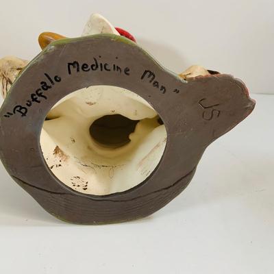 LOT 345: Native American Chiefs and a Buffalo Ceramic Molds