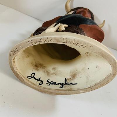 LOT 345: Native American Chiefs and a Buffalo Ceramic Molds