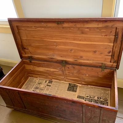 LOT 348: Forest Park Line Vintage/Antique Cedar Chest