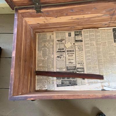 LOT 348: Forest Park Line Vintage/Antique Cedar Chest