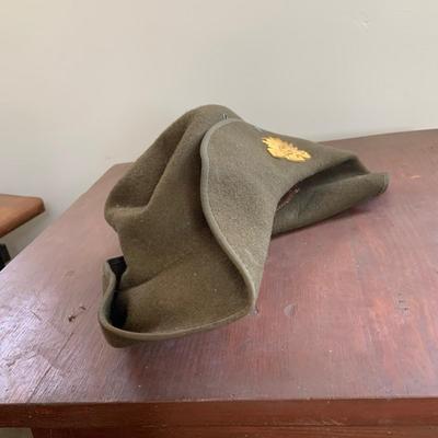 LOT 350: Vintage/Antique Hats - Seeds Stovepipe Top Hat, Replicia Confederate States of America Hat and Austrianila Miltrary Forces Hat