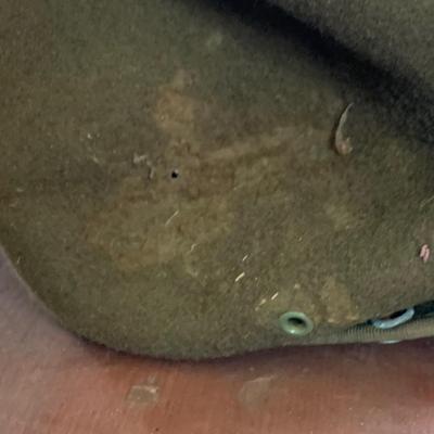 LOT 350: Vintage/Antique Hats - Seeds Stovepipe Top Hat, Replicia Confederate States of America Hat and Austrianila Miltrary Forces Hat